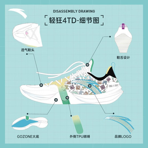 Anta (ANTA) Furious 4TD Basketball Shoes Men's 2024 Spring New Mesh Breathable Practical Exterior Field Sports Shoes Official Website Anta White/Rice Color/Parrot Green-2 6.5 (Male 39)