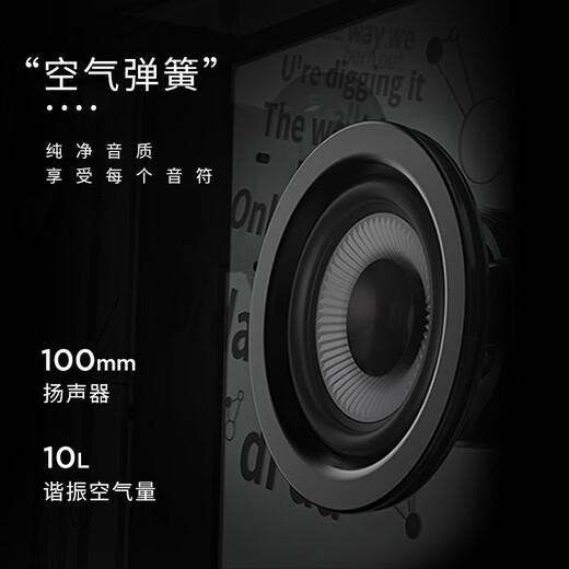 MORRORART suspended transparent lyrics speaker wireless bluetooth home audio subtitles visual living room bedroom smart home birthday gift