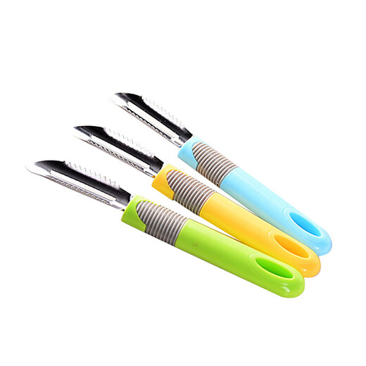 Multifunctional knife peeler, fruit peeler, potato peeler, peeler, special for home kitchen, 1 random color