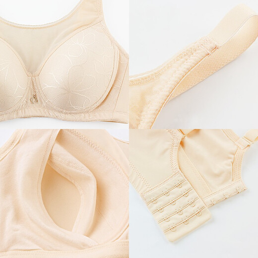 
Shirron's new breast-exercise bra, postoperative bra, tube topless steel ring-free skin-tone bra, special breast-exercise 6625 light skin color 75A