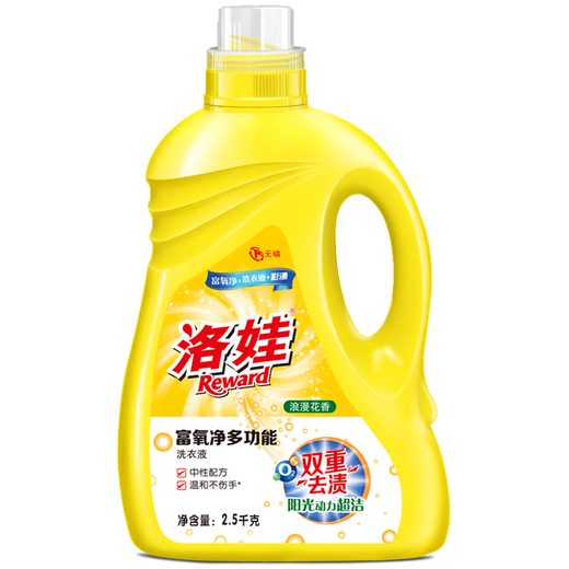 洛娃（Reward）2.5KG富氧净洗衣液5斤装 1瓶装（5斤） 2.5KG