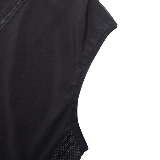 WOSAWE road cycling vest with fully hollow back, breathable mountain bike top, running and mountaineering night riding vest, navy blue (hollow design on the back) 2XL