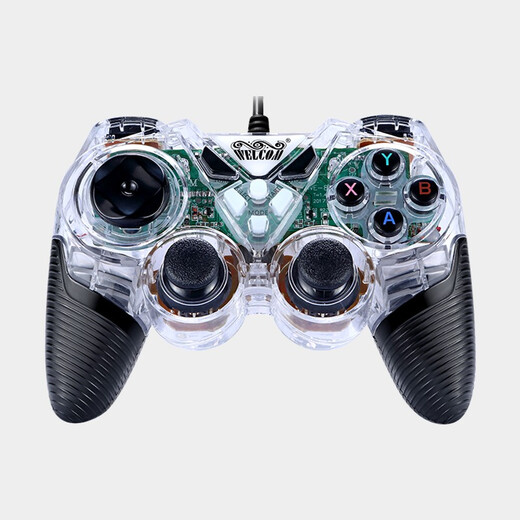 WELCOM Gamepad Computer PC Android TV Xbox360 Cable PS Genshin Impact FIFA Horizon 5 NBA 2K Double Travel Transparent Exploration Edition Upgraded Edition