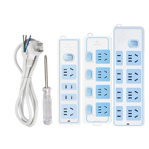 Bull self-wiring DIY plug-in can be detachable and perforated multi-function household wiring board wireless plug-in 1 plug-in without switch [A01] DIY plug-in