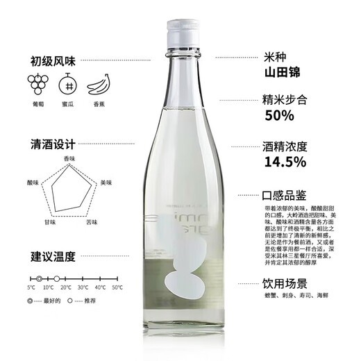 
Dali [Official Product] Daling 3 Three-grain rice pure rice Dagenji sake Foreign wine imported from Japan Gift 25 years of production] Three-grain rice Yamada Nishihuo 720ml