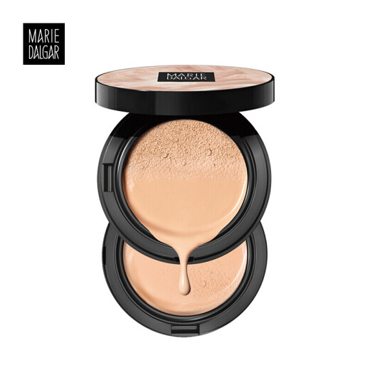Marie Degar No-sense Master Cushion Foundation Cream Hydrating Nude Makeup Concealer Base Makeup for Mixed Oily and Dry Skin 02 Natural Color 20g