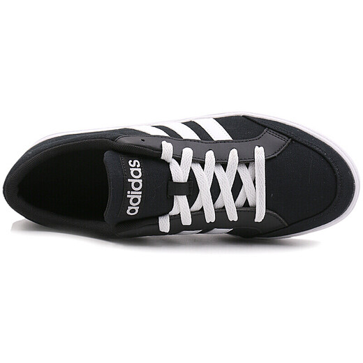 
Adidas new men's shoes for men's shoes for summer comfortable and breathable campus sports shoes fashionable three-stripe board shoes casual AW3890 black canvas shoes 40