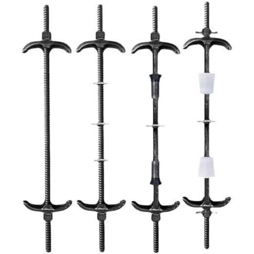 Aiboduo three-section m12 wall-through drawing rod m14 waterproof bolt template through-wire tie rod m16 manufacturer pair drawing rod m12-m14-m16