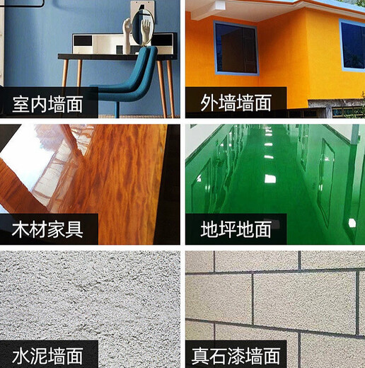 CLCEY透明水性QA-691真石漆文化石外墙漆亮光面油罩光剂内墙 透明亮光 1L