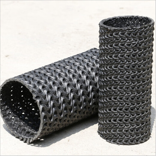 Plastic seepage drainage blind ditch pipe highway subgrade drainage blind pipe drainage pipe HDPE rigid permeable pipe 300mm