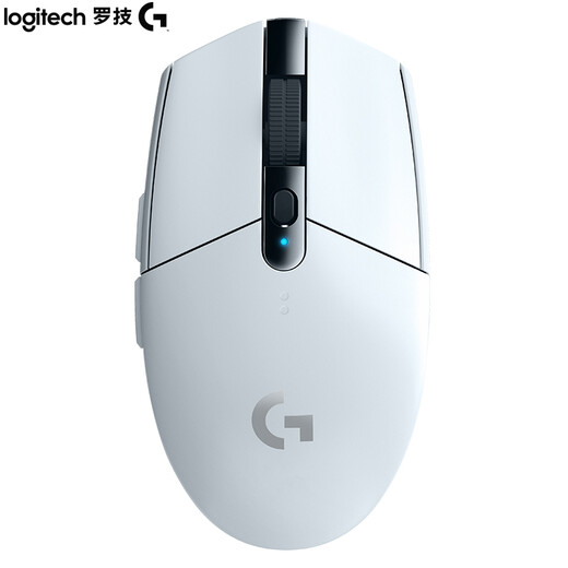 Logitech (G) G304 LIGHTSPEED Wireless Mouse Gaming Mouse Lightweight and Portable PlayerUnknown’s Battlegrounds FPS Mouse League of Legends LOL Chicken Birthday Gift White
