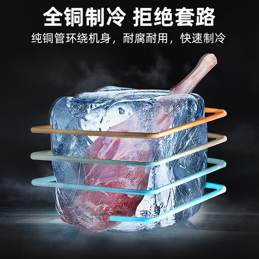 Xingxing Excelente refrigerador de cuatro puertas Comercial de seis puertas Freezer Cocina de acero inoxidable Hotel Gran capacidad Hotel Congelador de doble temperatura [Entrega directa del fabricante] Cobre congelado 1390 litros 1490ta