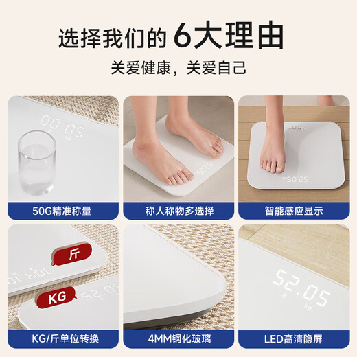 Échelle de pesée LeDino pour la petite échelle électronique de charge de précision de précision durable pour mesurer le corps humain haute précision de la graisse corporelle de la graisse
