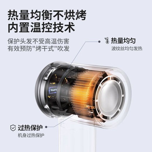 Yongri high-speed hair dryer household silent negative ion hair dryer high power does not hurt the hair household hair dryer high wind speed drying low noise hair dryer meteorite portable package