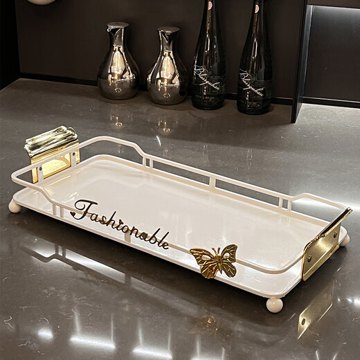 Xibaisheng high-end ceramic water cup set family hospitality cup teapot teacup housewarming wedding gift tea set light luxury water set 9-piece set 681 gift box packaging