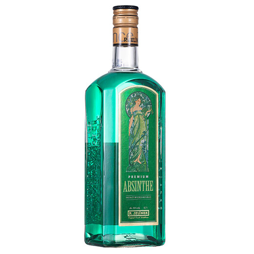
Jerin Rudolph absinthe 70-degree spirit 700ml Czech original bottle imported foreign wine base wine Lijiao wine preparation wine Rudolph absinthe 700mL 1 bottle 70%vol