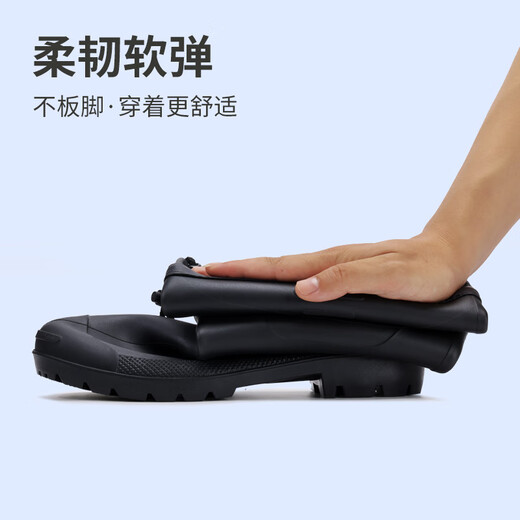 蓝鸥盾雨鞋男高筒防水鞋雨天户外防滑胶鞋耐磨雨靴套鞋YX1008 42