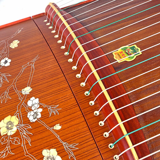 Dunhuang -Marke Guzheng Dunhuang Guzheng 689L Bunte glückverheißende Frühlingbrise zehn Meilen/Pfingstrose -Leistungsqualifikation Anfänger Guzheng 689l Spring Breeze zehn Meilen