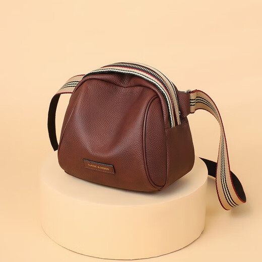 Yuyula Cowhide Bag Bag Women's Bold Large Capacidad de un solo hombro Crossbody Brand Shell Bols Bag Birthday Feeling For Girlfriend Wife