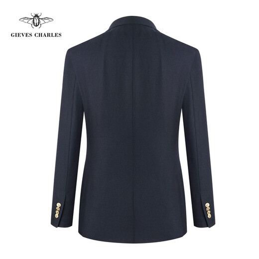 Gieves Charles Tissu importé Bleu en laine en tricot en tricot Business Business Blazer Blazer Men Navy Blue 54 (Ce lien est un lien personnalisé)
