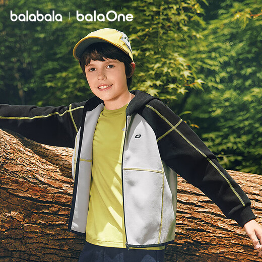 Bala BalaOne children's jacket boys and girls tops 2025 autumn outdoor moisture-absorbing and quick-drying 208325105204