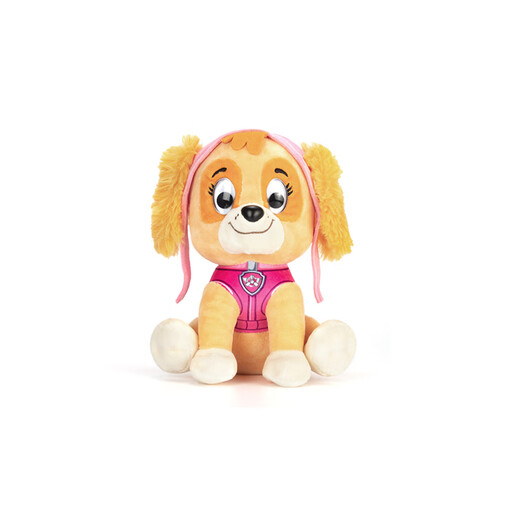 Wangwang Team hat großartige Beiträge (Pfoten Patrouille) Plüschpuppenjungen und Mädchen Chinesischer Valentinstag Geschenkspielzeug klassischer Stil Tiantian Puppe mittelgroß 22,9 cm