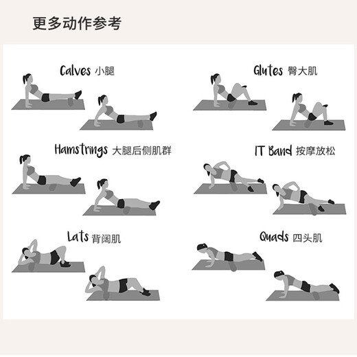 浙睿软木瑜伽柱泡沫轴狼牙棒滚轴家用健身肌肉放松按摩棒运动瑜伽器材 10*45cm【软木瑜伽柱】微软微弹