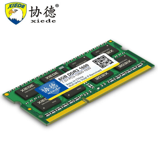 Laptop Xiede DDR3 1600 8G 1.5V Memoria de la computadora Stick PC3-12800 8G