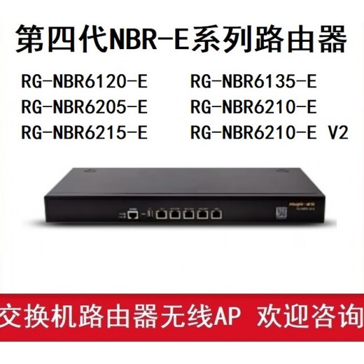 Ruijie Ruiyi RG-NBR6120-E 6135 6125 6205 6215 6210-E V2 Gateway Router RG-NBR6125-E (mit Maschine 250)
