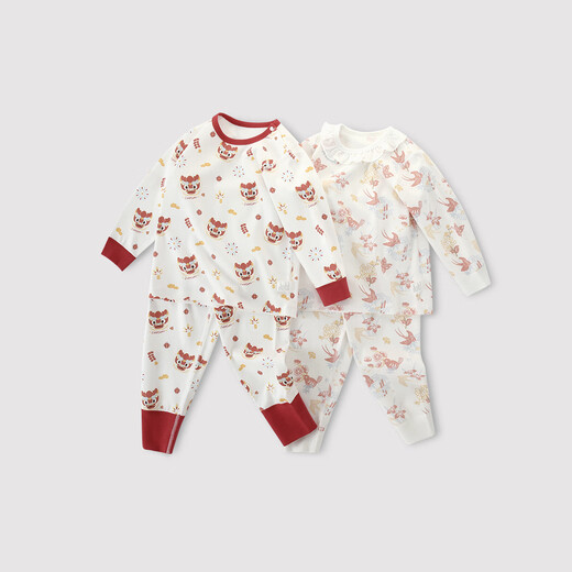 Bali Pig Children's Automne Clothes Warm Home Pyjamas Boys Home Suit Baby Girl Sleeping Vêtements Sleect Garden 100