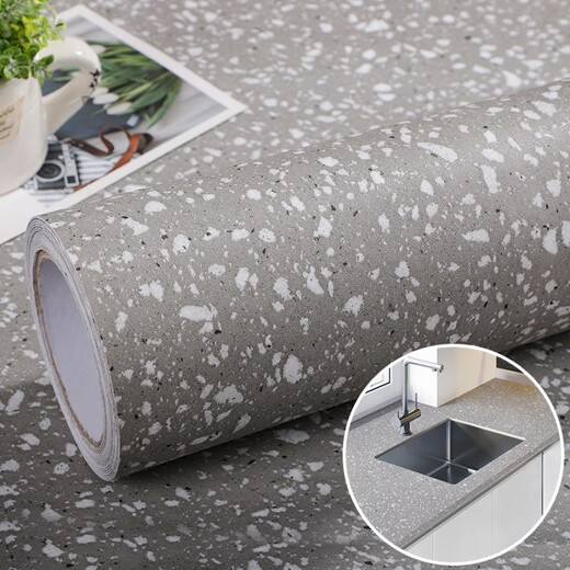 
Shating Terrazzo Sticker Self-adhesive Store Decoration Wall Sticker Waterproof Oil-proof Cabinet Renovation Wallpaper Bar Small Fresh Wallpaper AA6191.22M*3M Wallpaper Only