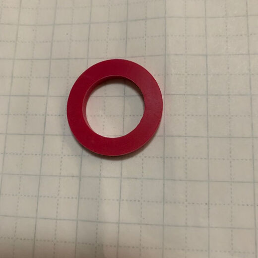 Maixiu rice steamer electric heating tube seal gasket steamer rice steamer steamer cabinet rubber ring rubber gasket seal gasket red 6 pcs