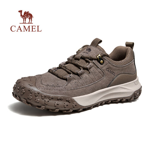 骆驼（CAMEL）新款工装鞋城市户外时尚拼接网面休闲徒步鞋男 G14A379677 深埃尔沙 40