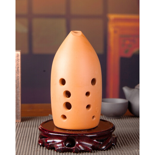 Anfänger von Mi ling acht Löcher zehn Löcher Keramikhüte spielen alte Hüte mini traditionelle Musikinstrumente acht Löcher Performance Edition-Red F f