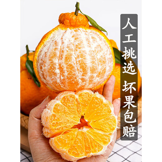 Fish in seven seconds Sichuan Wudaoyu Orange, Whole box of rakes oranges, 9Jin[Jin equals 0.5 kg] Extra large fruit single fruit 85-90MM