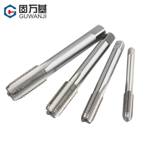 Guwanji high speed steel straight groove tapping machine tapping tap spiral thread fully ground tapping machine tapping tap wrench screw M16x1.5 straight fluting fine thread tap
