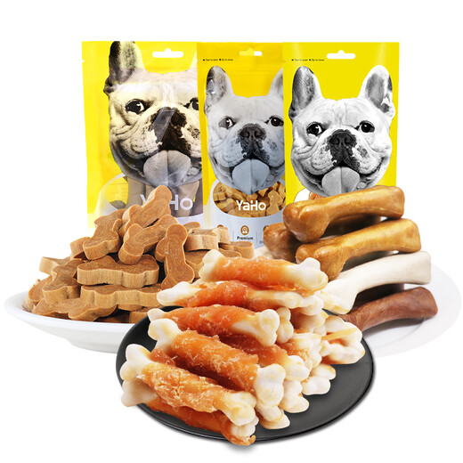 Yahe Dog Snacks Gift Gift 430g Dog Snacks Teeth Cleaning Sticks for Adult Dogs and Puppies Dog Training Snacks