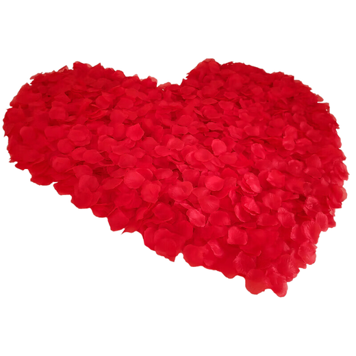 Rose Petals Proposal Confession Bed Decoration Hotel Wedding Supplies Birthday Surprise Decorations 100 Pieces Simulated Rose Petals-200 Pieces