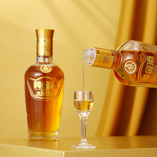 Wuliangye Xianlin Ökologie Goldener Wein Wanfu 39 Grad 240 ml*6 ganze Box
