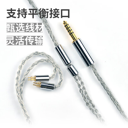 Yangse Ink Gold und Silberlegierung Kopfhörer -Upgrade -Linie 4.4 Bilanz eignet