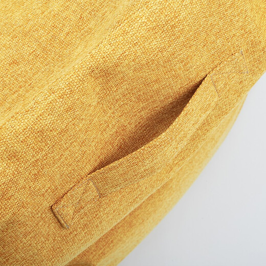 MUJI bean bag sofa with detachable cover, lazy sofa, single sofa, reading corner sofa, one person living room, new product, yellow, length 70.5*width 74*height 70cm