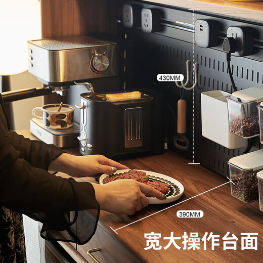 Erji wood made of North American black walnut sideboard solid wood high-end storage cabinet can be embedded in the dining table living room multi-functional tea cabinet Convenience sideboard 1.2m North American black walnut