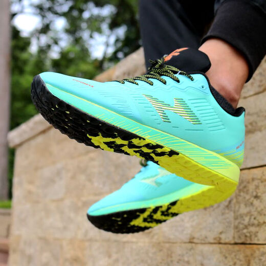 Haiers 'High School -Aufnahmeprüfungsprüfung Sportschuhe für Leichtathletik -Prüfung Sporttrainingschuhe für Männer und Frauen Hochsprungschuhe Laufschuhe 722 Wassergrün [Vorgeschlagen, eine größere Größe zu nehmen] 40