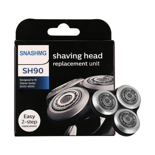 Jiangdun s'adapte à Philips S9000 Couteau Head S9031 9182 9711 9531 Shaver 9 Série SH90 Couteau Accessoires Domestic Sh90 Carmen [partie supérieure de la tête de couteau] [Qualité d'origine - tête de couteau importée]