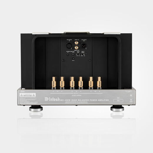 MCINTOSH American McIntosh 75th Anniversary Commemorative Model MC1.25KW Mono Power Amplifier 1200 Watt Power Amplifier Original Imported HiFi Audiophile Amplifier Black Two Units