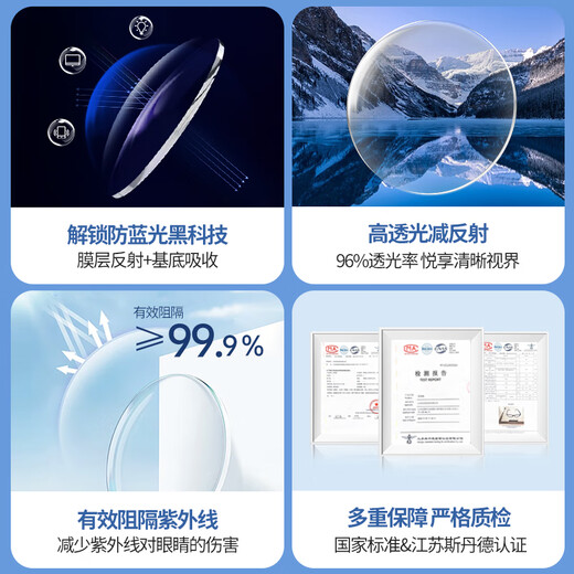 博视者老花眼镜男女通用高清晰防蓝光十大排名8013  黑色 200度