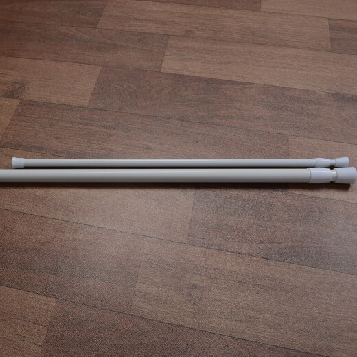Mantianxing is easy and quick to install without drilling. The white telescopic pole is suitable for 61cm-80cm (diameter 13mm).