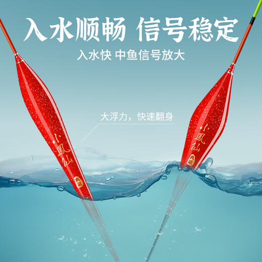 Small phoenix fish float MQD-05 large and small crucian carp float nano float high sensitivity bold tail eye-catching fish mark myopia float fishing gear