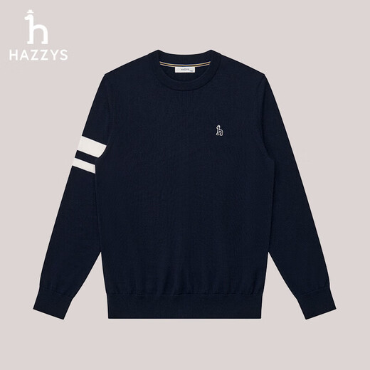 HAZZYS Men's Clothing Machine Washable Cardigan Men's ABYZD0BCX34 Navy Blue NV