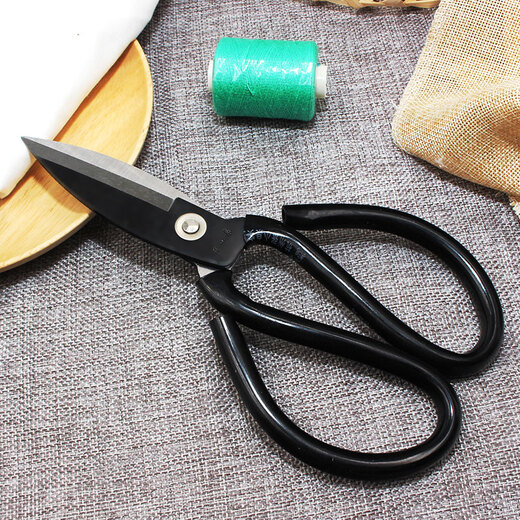 Чжан Сяоцюань ножницы из углеродистой стали с резьбой для ткани ножницы для промышленной старомодной бытовой одежды большие ножницы для корпуса кожаные ножницы среднего размера 4111A-2